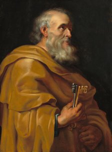 Saint Peter, c. 1616/1618. Creator: Studio of Peter Paul Rubens.