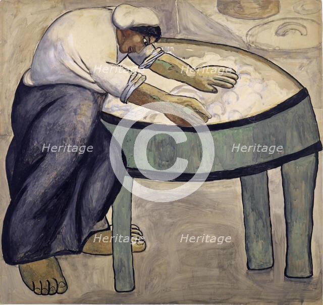 The Washerwoman , 1911. Creator: Malevich, Kasimir Severinovich (1878-1935).