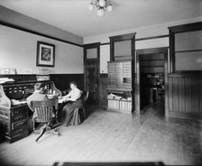 Glazier Stove Company, secretary's room, Chelsea, Mich., between 1900 and 1910. Creator: William H. Jackson.