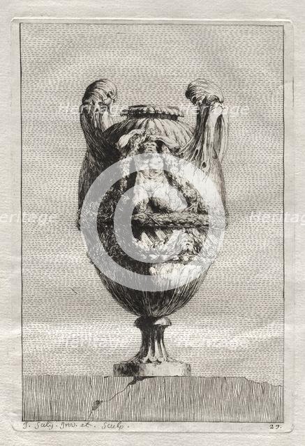 Suite of Vases: Plate 27, 1746. Creator: Jacques François Saly (French, 1717-1776).