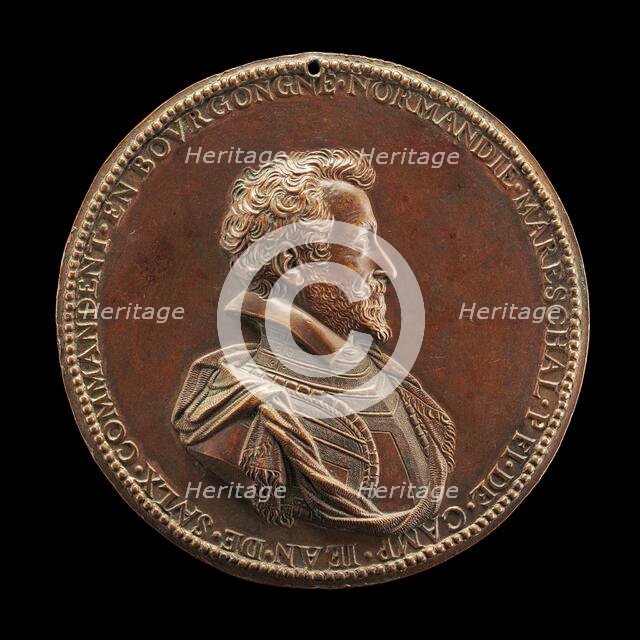 Jean de Saulx, 1555-1629, Viscount of Tavanes and Lugny, and Marquess of Mirabet [obverse], 1614. Creator: Unknown.