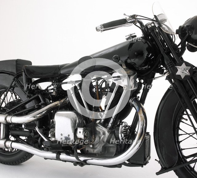 1932 Brough Superior 10hp SS100, Lawrence of Arabia's Bike. Artist: Unknown.