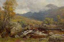 A Highland Burn, 1875-1899. Creator: Sir Ernest Albert Waterlow.