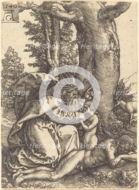 The Creation of Eve, 1540. Creator: Heinrich Aldegrever.