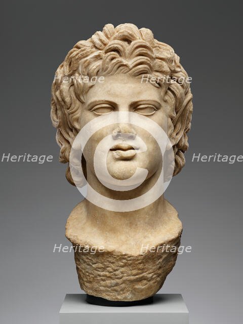 Head of a Satyr (Resting Satyr type), A.D. 130-180. Creator: Unknown.