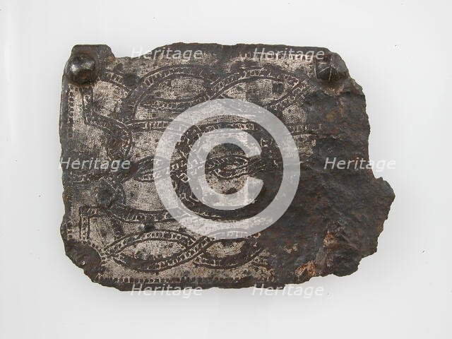 Belt Plate, Frankish or Burgundian, 4th-7th century. Creator: Unknown.