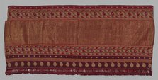 Part of a Sari, 1800s. Creator: Unknown.