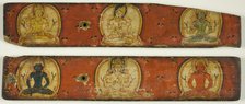 Pair of Manuscript Covers of the Five Transcendant Buddhas, 12th century. Creator: Unknown.