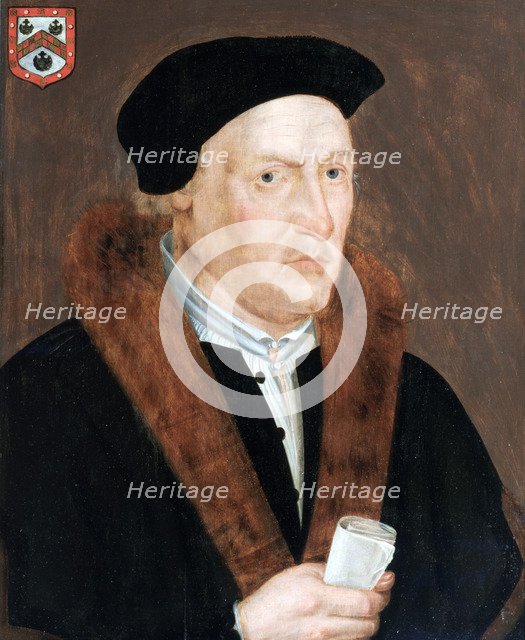 'Sir Thomas Exmewe, Lord Mayor 1517', c1550. Artist: John Bettes