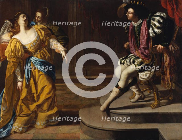 Esther before Ahasuerus. Creator: Artemisia Gentileschi.
