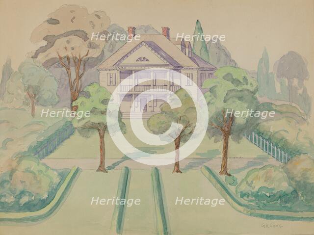 The Bowery House, 1935/1942. Creator: Gladys Cook.