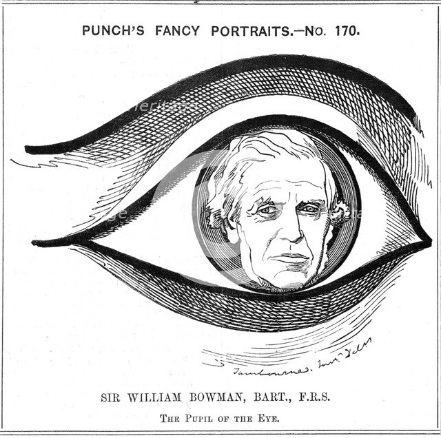 William Bowman, English anatomist, surgeon and ophthalmologist, 1884. Artist: Edward Linley Sambourne