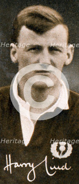 Harry Lind (1906-1986), Scottish international rugby union player, 1935. Artist: Unknown
