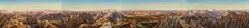 Panorama from the top of Mangart in the Julian Alps, Between 1860 and 1865 . Creator: Pernhart, Markus (1824-1871).