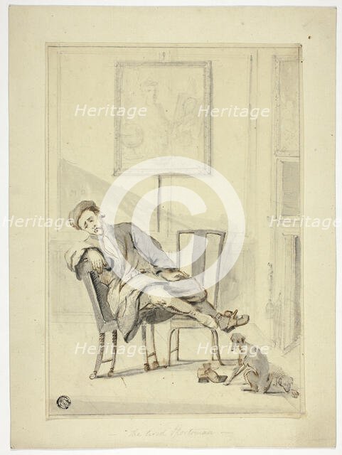 The Tired Sportsman, n.d. Creator: Unknown.