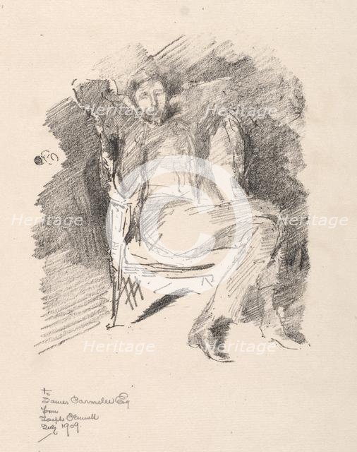 Joseph Pennell, No. 2, 1896. Creator: James McNeill Whistler (American, 1834-1903).