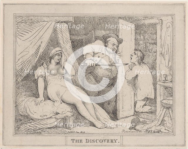 The Discovery, January 1809., January 1809. Creator: Thomas Rowlandson.