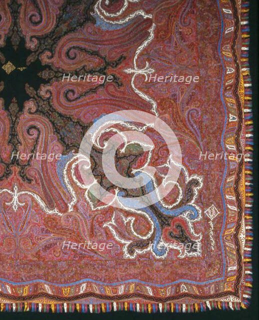 Square Shawl, India, 1867/77. IMAGE QUALITY? Creator: Unknown.