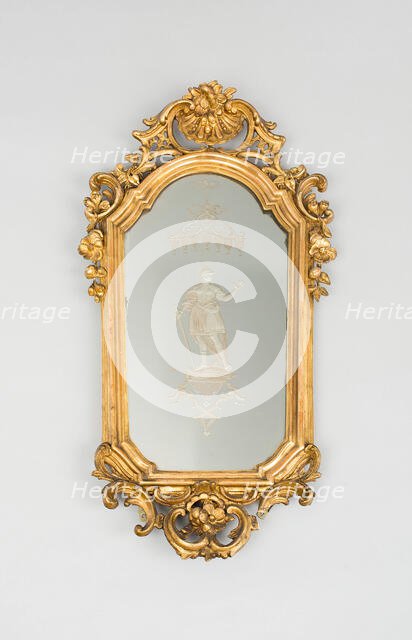Mirror, Venice, Mid 18th century. Creator: Thomas Williamson.