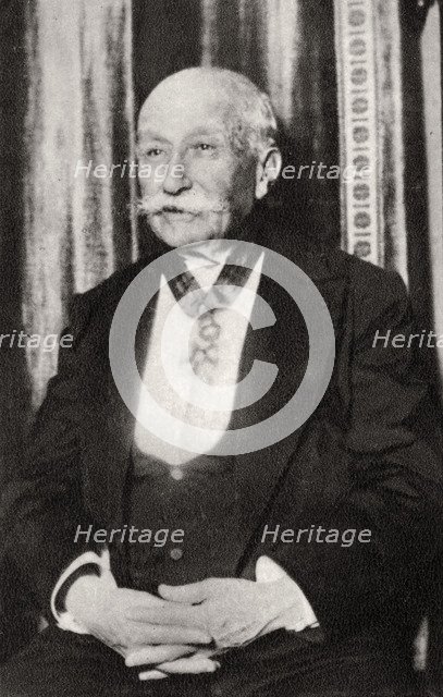 Clement Ader, French engineer and inventor, 1915. Artist: Unknown