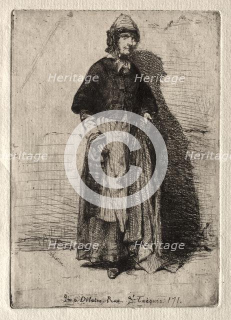 The Mother Gerard, 1858. Creator: James McNeill Whistler (American, 1834-1903).