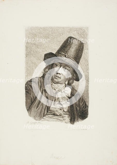 Portrait of Abraham Bosse, n.d. Creator: Anton Graff.