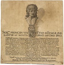 The Triumph of Julius Caesar: Title Page, 1599. Creator: Andrea Andreani.