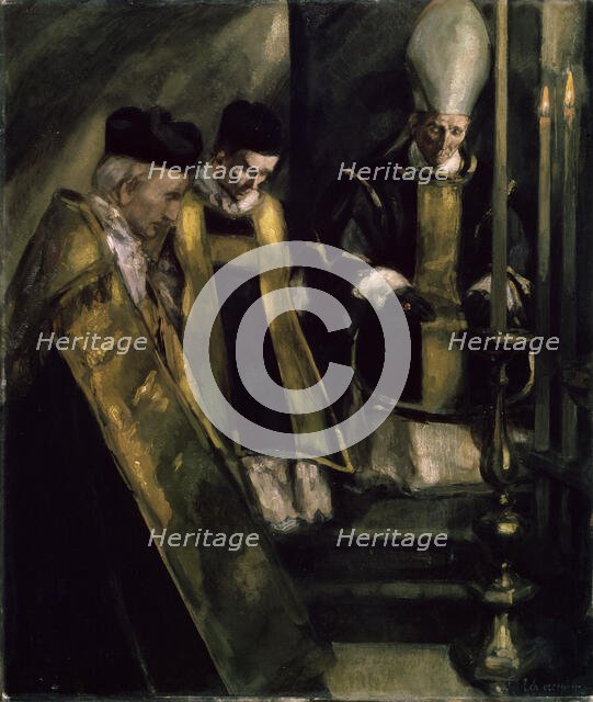 'Requiem Mass', 20th century.  Creator: Louis Charles Crespin.