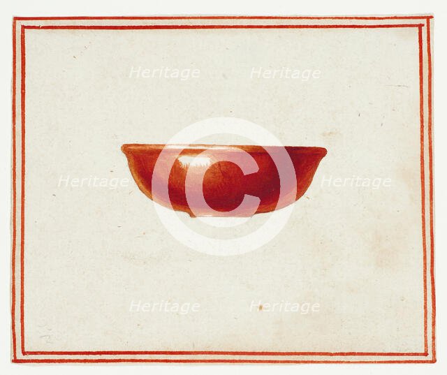 Red Saucer, n.d. Creator: Giuseppe Grisoni.