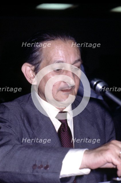 Torcuato Fernández Miranda, Spanish politician, photography, 1976.
