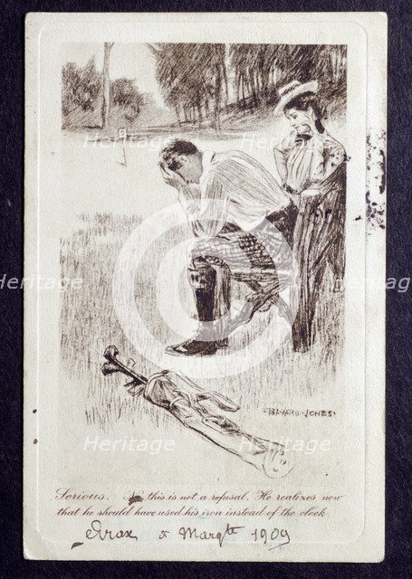 Autographed print, 1909. Artist: Unknown
