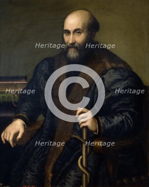 Portrait of Pietro Manna, 1557. Creator: Anguissola, Lucia (1536/38-c. 1565).