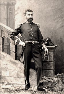 An officer in full uniform, early 20th century. Artist: Unknown
