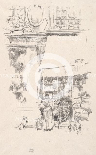 La frutière de la Rue de Grenelle, 1874. Creator: James McNeill Whistler (American, 1834-1903).