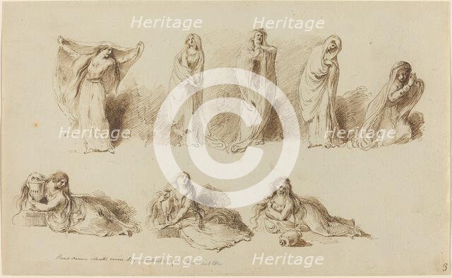 The Attitudes of Lady Hamilton. Creator: Pietro Antonio Novelli.