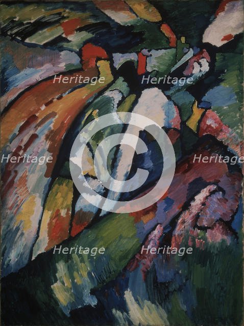 Improvisation 7, 1910. Artist: Kandinsky, Wassily Vasilyevich (1866-1944)