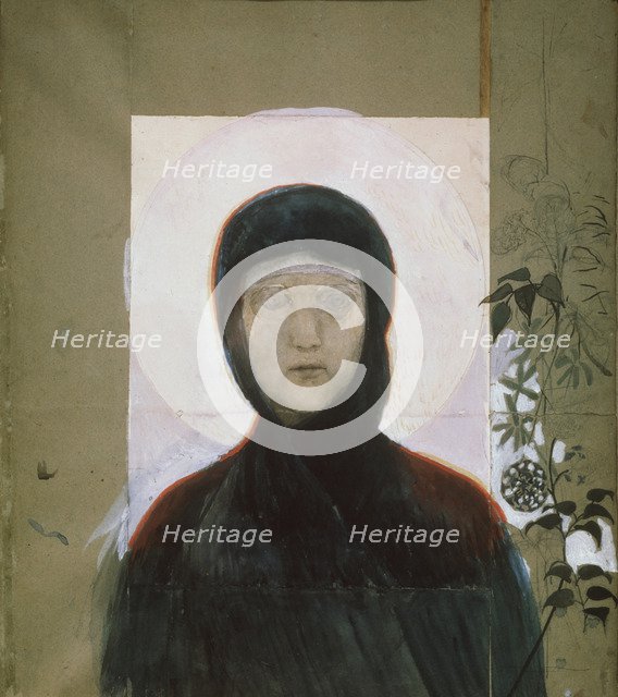 The Virgin, 1884-1885. Artist: Vrubel, Mikhail Alexandrovich (1856-1910)