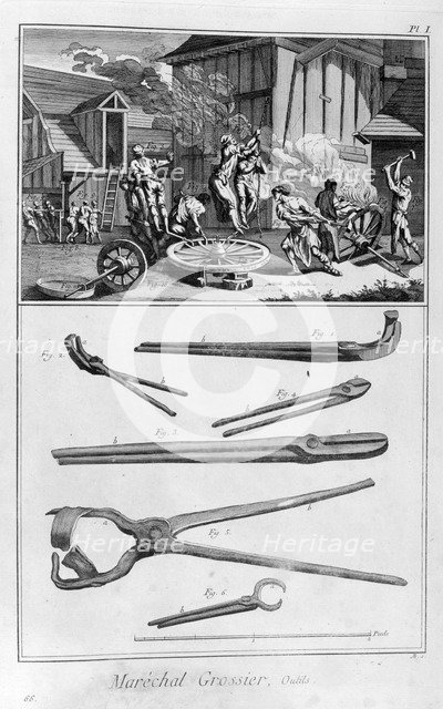 Blacksmith, 1751-1777. Artist: Unknown