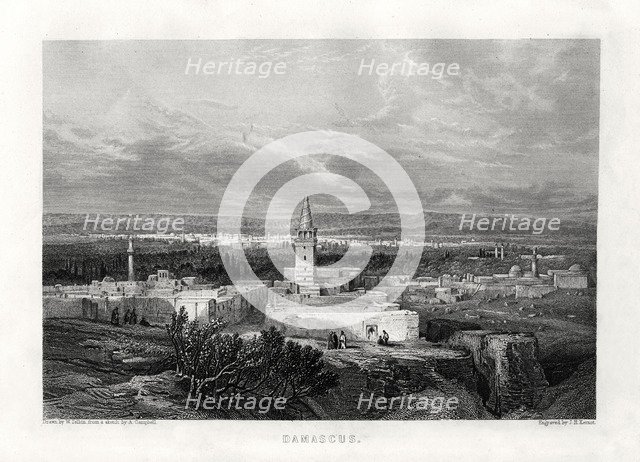 'Damascus', Syria, 19th century. Artist: J H Kernot