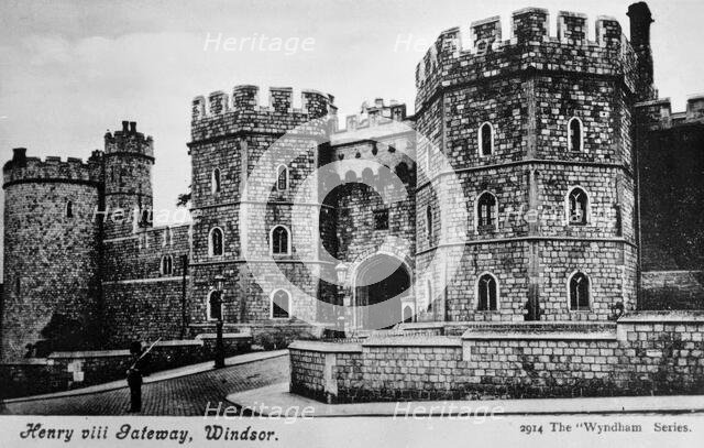 Henry VIII gateway, Windsor. Creator: Unknown.