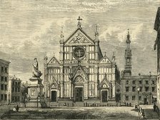 'Church of Santa Croce, Florence', 1890.   Creator: Unknown.