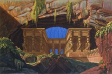 The temple of Isis and Osiris where Sarastro was High Priest, c1816. Artist: Karl Friedrich Schinkel