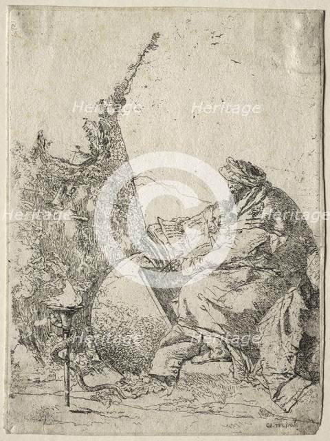 Fantasies: The Philosopher. Creator: Giovanni Battista Tiepolo (Italian, 1696-1770).