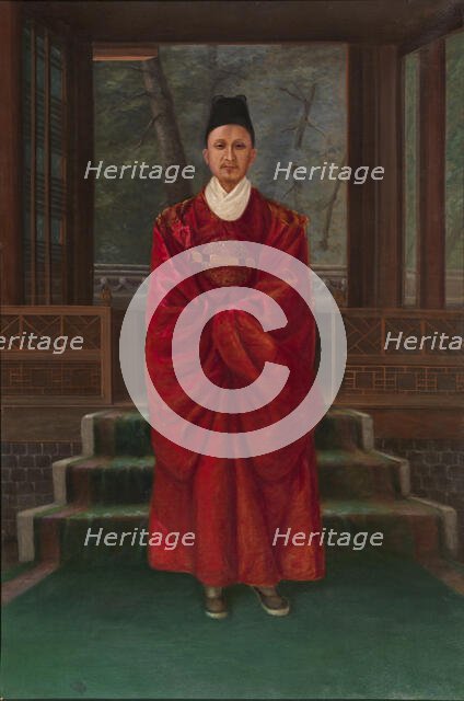 King of Korea, ca. 1893. Creator: Antonio Zeno Shindler.