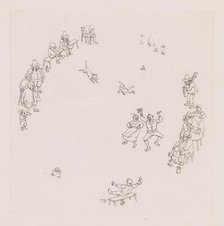 Revelers (Ribauds et Ribaudes). Creator: Léonce Justin Alexandre Petit (French, 1839-1894).