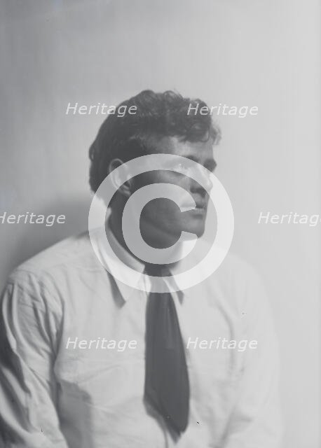 London, Jack, portrait photograph, between 1906 and 1916. Creator: Arnold Genthe.