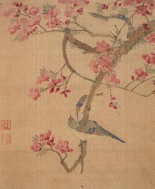 Flowers, Birds and Fish (Album of 13 leaves) (image 7 of 10), 1690. Creator: Ma Yuanyu.