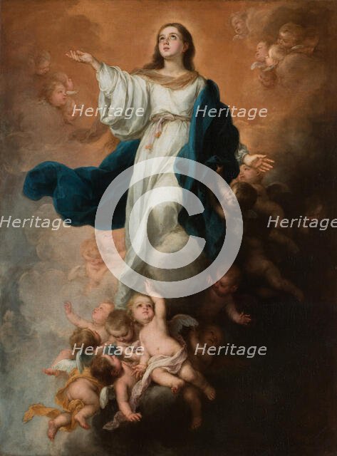 The Walpole Immaculate Conception, c1680. Creator: Murillo, Bartolomé Estebàn (1617-1682).
