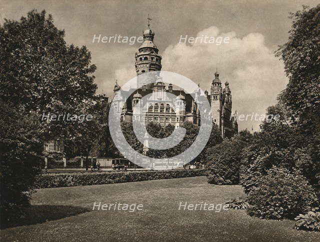 'Leipzig - New Town Hall', 1931. Artist: Kurt Hielscher.