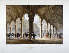 Royal Exchange, City of London, 1788.                  Artist: Anon